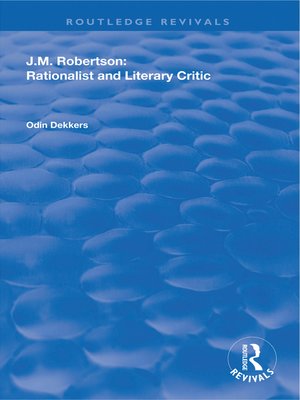 cover image of J.M. Robertson